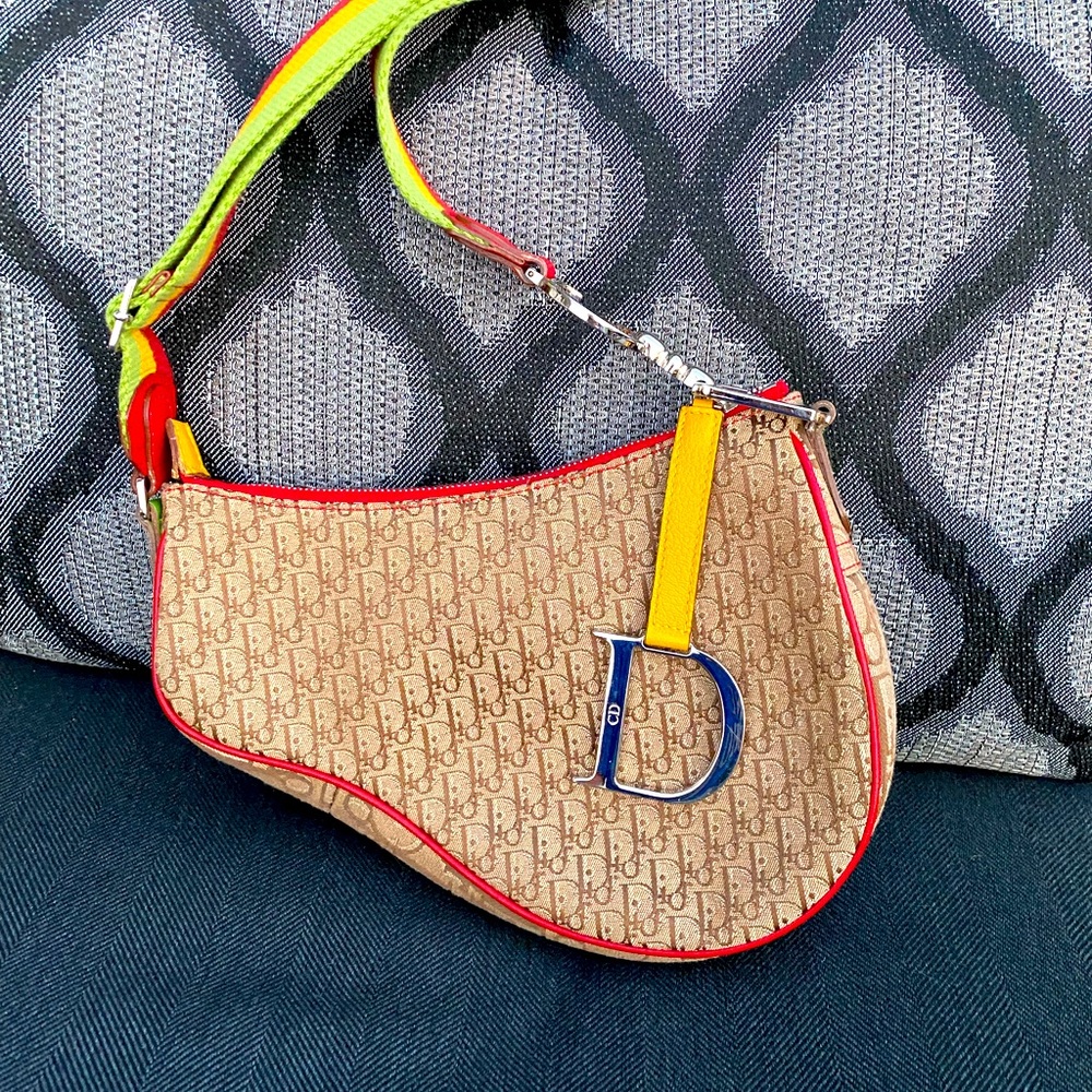 Dior Rasta Saddle Bag